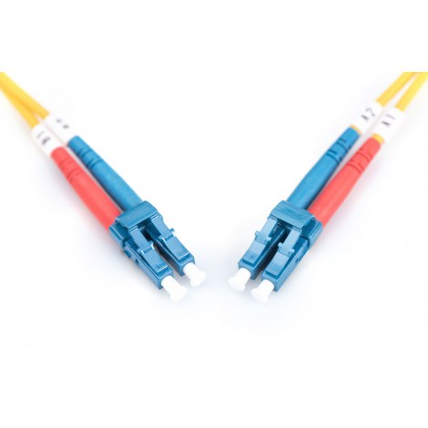 Digitus | Patch cable | Fibre optic | Male | LC single-mode | Male | LC single-mode | Yellow | 1 m - 2